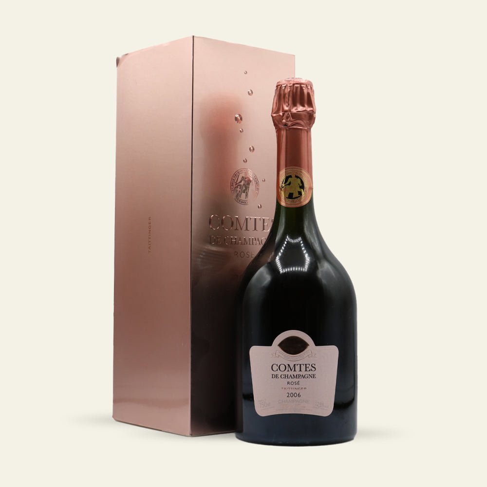 Vintage 2006 Comtes de Champagne rosé in giftbox