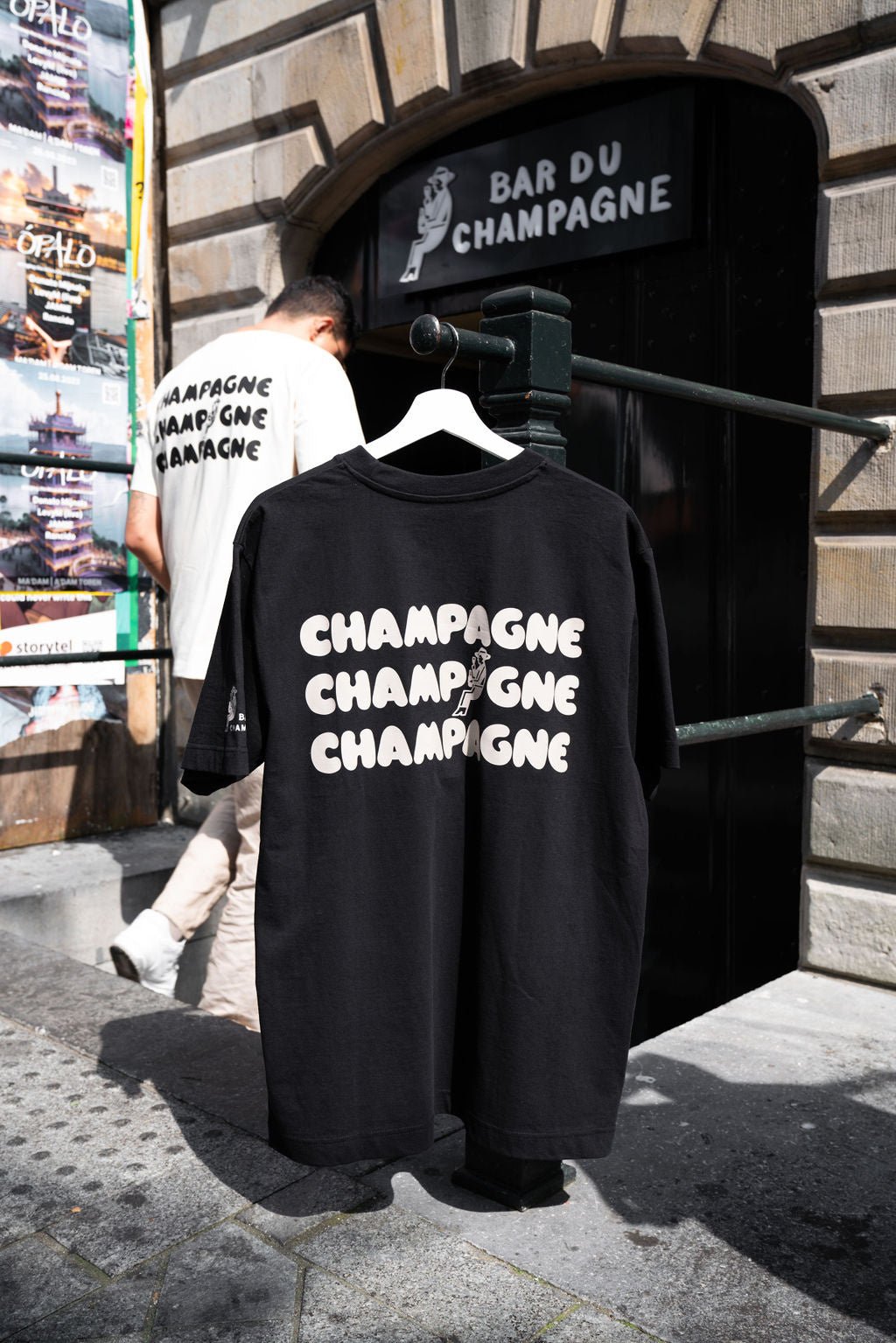 T-shirt CHAMPAGNE Black