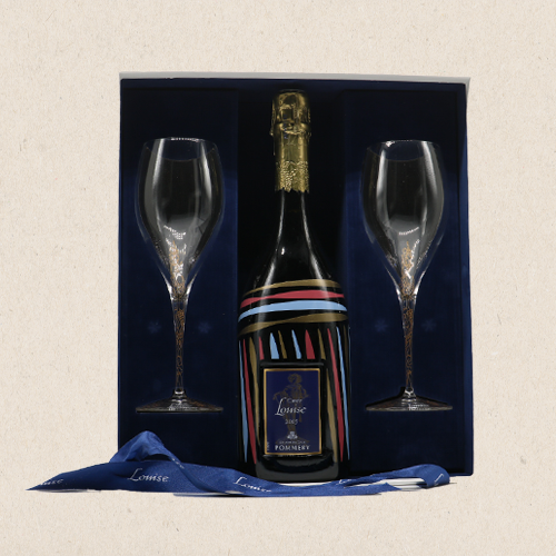 Vintage 2005 Cuvée Louise (giftbox with 2 glasses)