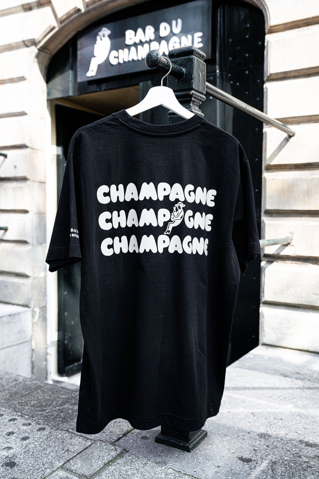 T-shirt CHAMPAGNE black