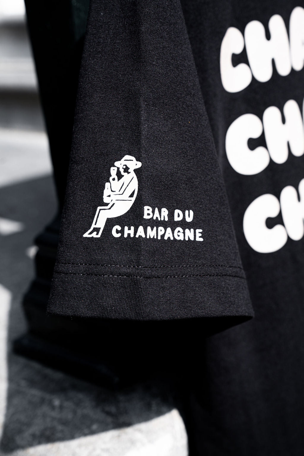 T-shirt CHAMPAGNE black