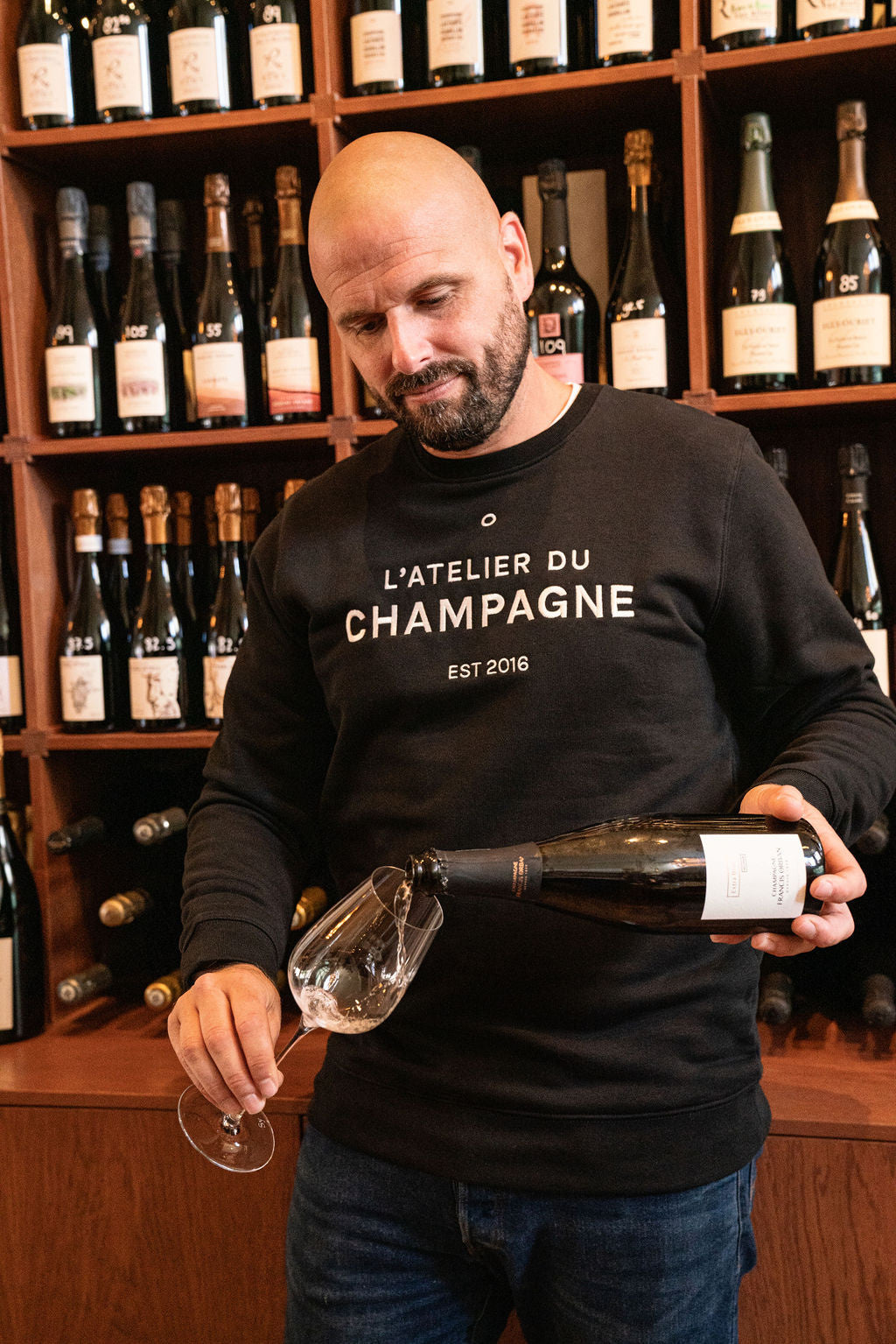 L'Atelier du Champagne Sweater Black L